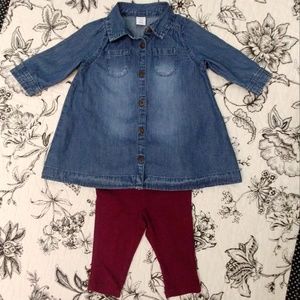 Old Navy Girl's 2-pc Outfit Size 3-6mths